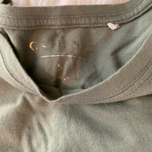 GUESS Olive Green Women's Top - Picture 3 of 3